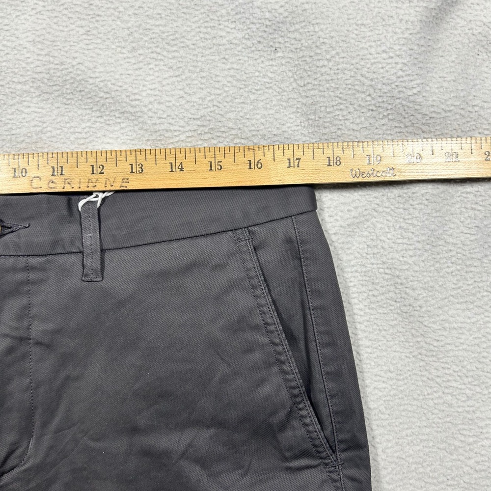 Perk Feel Good Chinos Men 34/32 Charcoal Grey Slim Fit Stretch Cotton Trousers - Picture 6 of 7